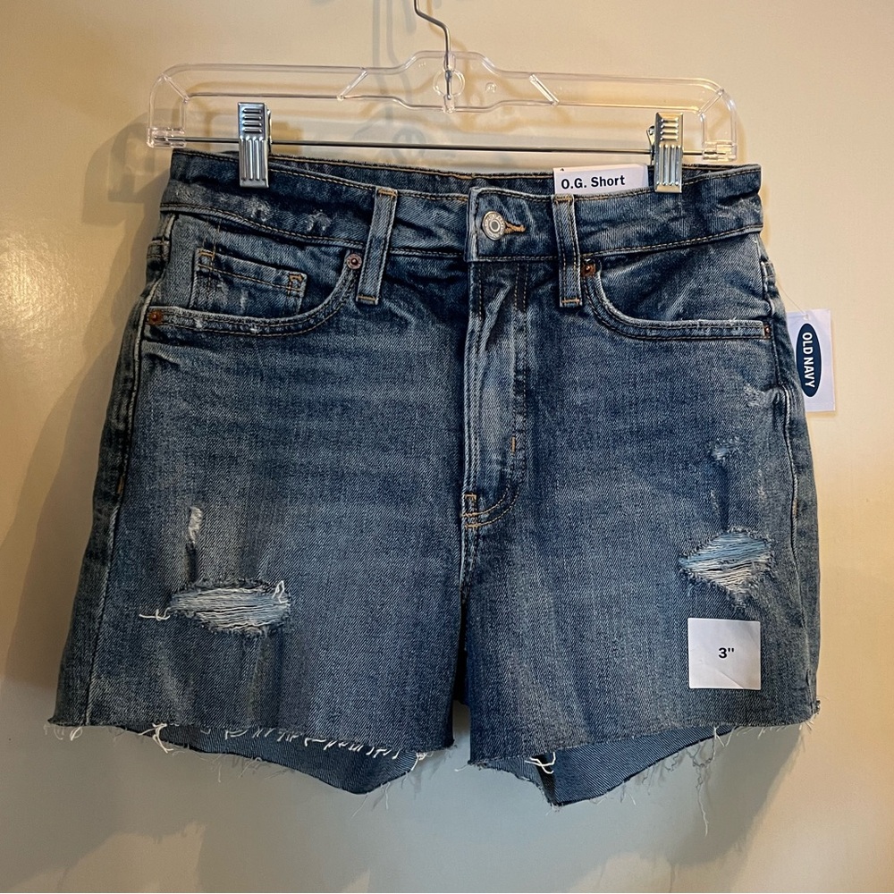 OG Distressed Denim shorts